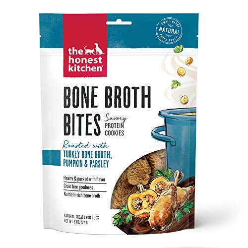The Honest Kitchen Dog Treat - Turkey Bone Broth Bites