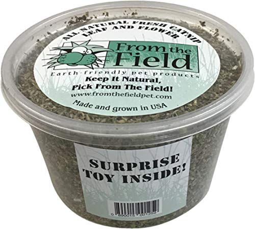 From The Field Cat Toy - Catnip Tub with Surprise Toy