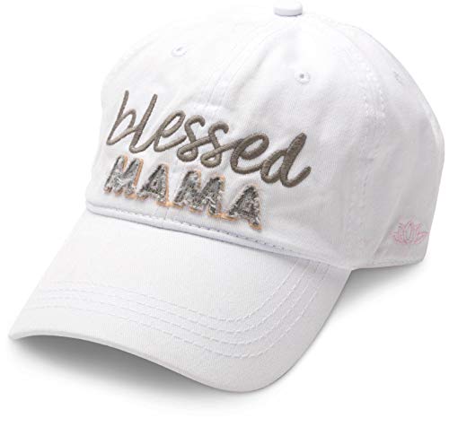 Pavilion Gift Blessed Mama White Adjustable Hat