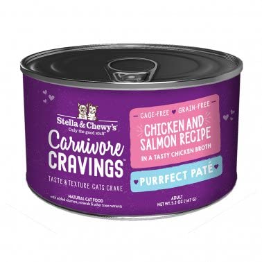 Stella & Chewy's Carnivore Cravings Purrfect Paté Chicken & Salmon Recipe Canned Cat Food