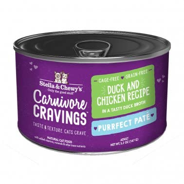 Stella & Chewy's Carnivore Cravings Purrfect Paté Duck & Chicken Recipe Canned Cat Food