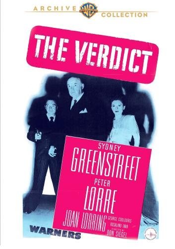 Verdict/Lorre/Greenstreet/Coulouris@Bw/Dvd-R@Nr