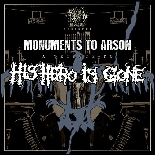 Monuments To Arson/A Tribute To His Hero Is Gone (BLACK & WHITE MARBLE VINYL)