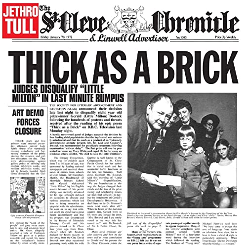 Jethro Tull/Thick As A Brick@50th Anniversary Edition