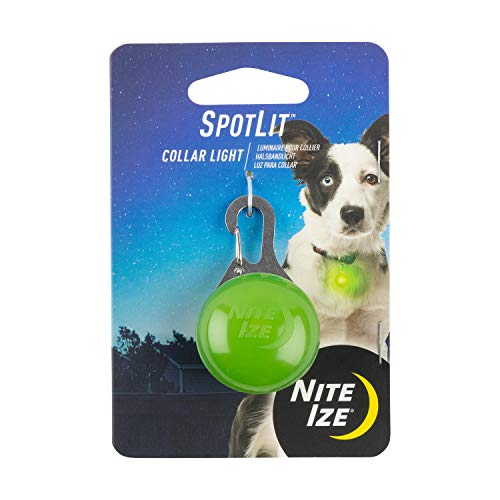 Nite Ize Dog Collar Light Clip - Lime Spotlit