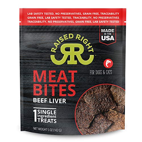 Raised Right Pet Treats - Beef Meat Bites