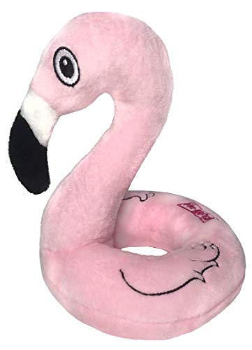 Huxley & Kent Power Plush Plush Dog Toy - Flamingo Float