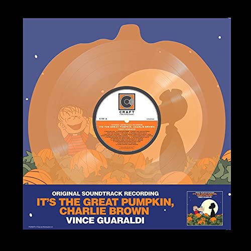 Vince Guaraldi/It's The Great Pumpkin, Charlie Brown (Translucent Orange Pumpkin Shaped Vinyl)@33 1/3rpm LP
