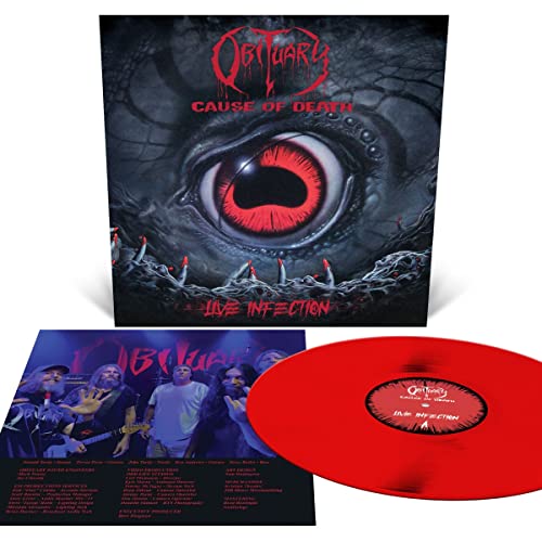 Obituary/Cause Of Death - Live Infection (Blood Red Vinyl)