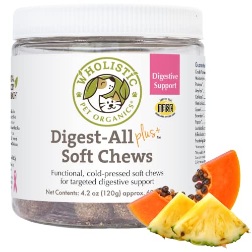 Wholistic Pet Organics Dog Supplement Chew - Digest All Plus Soft Chews