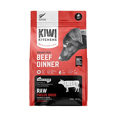 Kiwi Kitchens Freeze Dried Dog Food - Grass Fed Beef Dinner