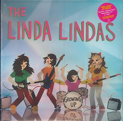 Linda Lindas Growing Up (specialty Clear W Blue Pink Vinyl) Amped Exclusive 