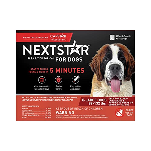 NextStar™ Flea & Tick Topical for Dogs-89 to 132 lb