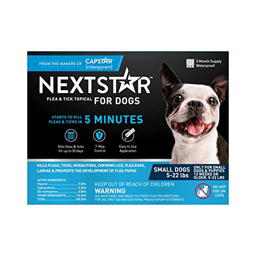 NextStar™ Flea & Tick Topical for Dogs-5 to 22 lb
