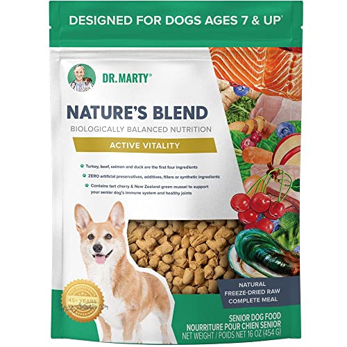 Dr. Marty Nature's Blend Active Vitality Senior Premium Raw Freeze-Dried Dog Food