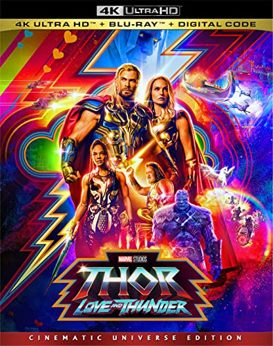 Thor: Love and Thunder/Chris Hemsworth, Christian Bale, and Natalie Portman@PG-13@4K Ultra HD/Blu-ray