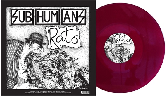 Subhumans/Time Flies + Rats (Deep Purple Vinyl)