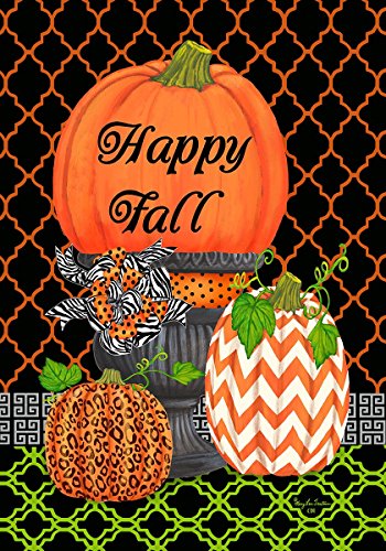 Custom Decor Decorative Pumpkin Fall Garden Flag