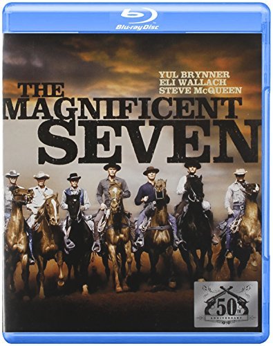 Magnificent Seven (1960) Brynner Mcqueen Vaughn Coburn Blu Ray Ws Nr 