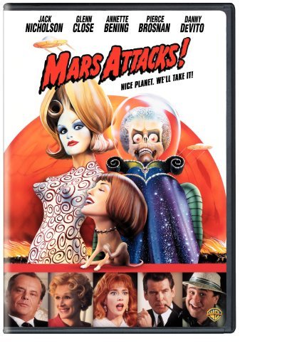 Mars Attacks! (1996)/Jack Nicholson, Glenn Close, and Annette Bening@PG-13@DVD