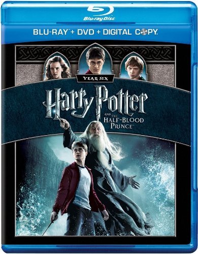 Harry Potter & The Half Blood Prince Radcliffe Watson Grint Blu Ray + DVD + Digital Copy 