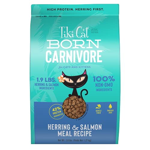 Tiki Cat Dry Cat Food - Born Carnivore Herring & Salmon Meal