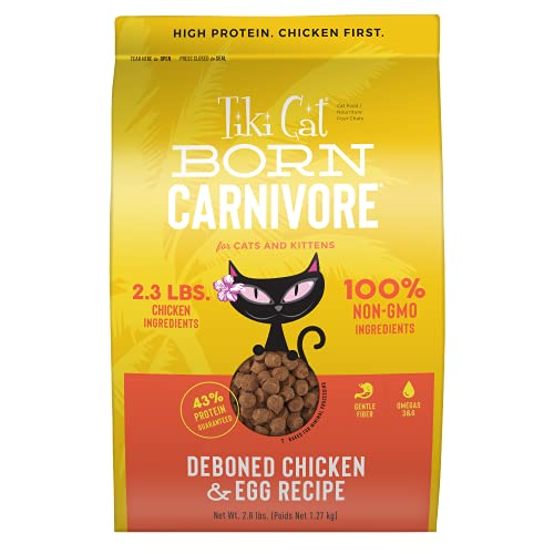 Tiki Cat Dry Cat Food - Born Carnivore Chicken & Egg