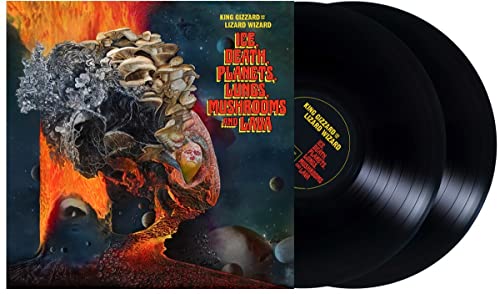 King Gizzard & The Lizard Wizard/Ice, Death, Planets, Lungs, Mushrooms & Lava (Recycled Black Vinyl)@Recycled Black Vinyl@2LP