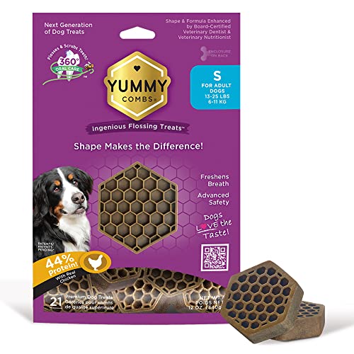 Yummy Combs Ingenious Flossing Treats Dental Treats for Dogs-S