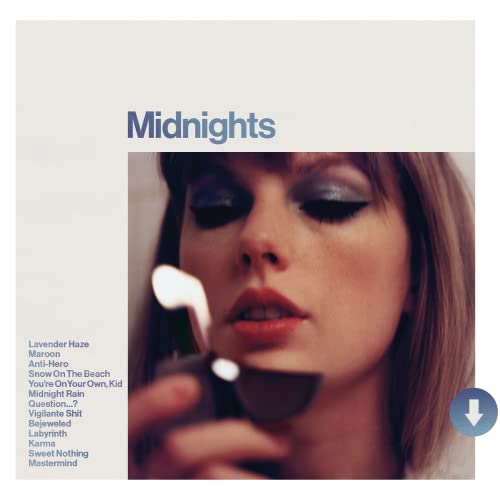 Taylor Swift/Midnights (Moonstone Blue Edition)@Explicit Version@CD