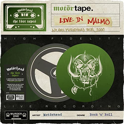 Motorhead/The Lost Tapes Vol.3 (Live in Malmo 2000) (Green Vinyl)@2LP@RSD Black Friday Exclusive/Ltd. 2600 USA