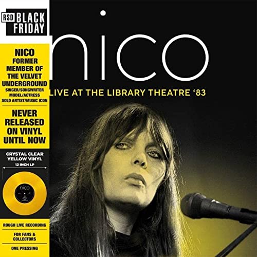 Nico/Library Theatre '83 (Crystal Clear Yellow Tint Vinyl)@RSD Black Friday Exclusive/Ltd. 3000 USA