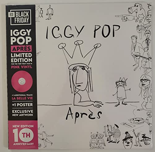 Iggy Pop Après (solid Pink Vinyl) Rsd Black Friday Exclusive Ltd. 4000 Usa 