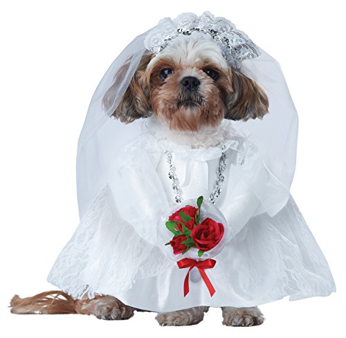 Halloween Dog Costume-Puppy Love Bride
