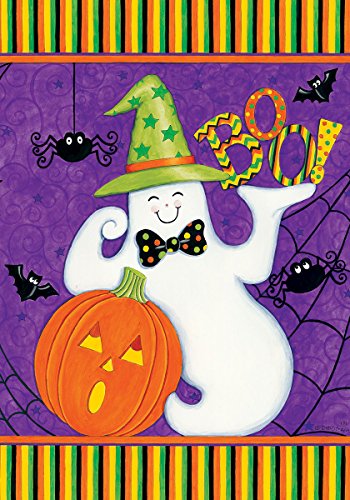 Custom Decor Friendly Ghost Halloween House Flag