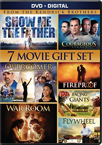 Courageous/Facing the Giants/Fireproof/Flywheel/Overcomer/ Show Me the Father/War Room 2015/7 Movie Collection@DVD@NR