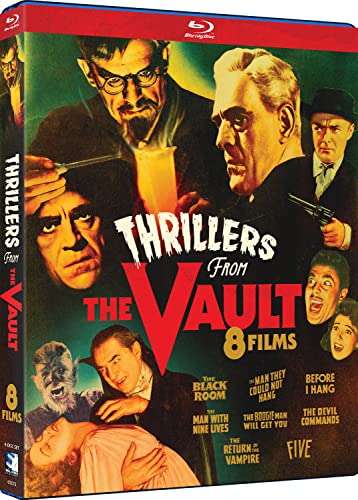 Thrillers From The Vault/8 Classic Hooror Films@BR/1951/B&W
