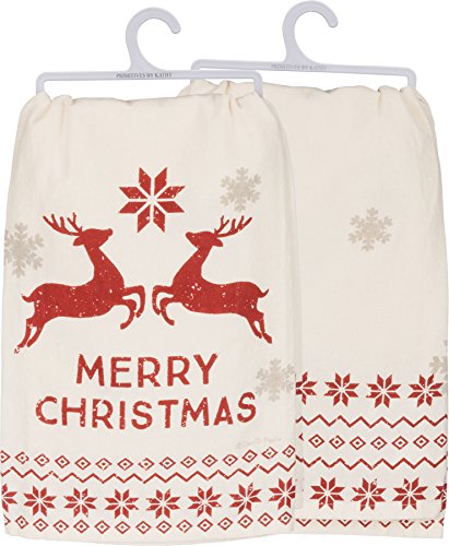 Primitives by Kathy Kitchen Towel-Merry Christmas