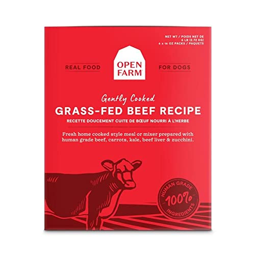 Open Farm Frozen Dog Food - Gently Cooked Grass-Fed Beef