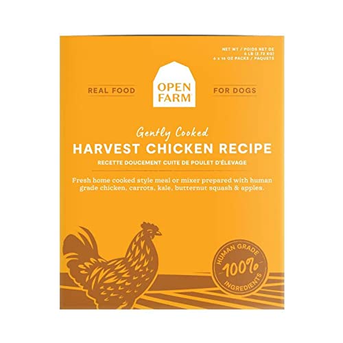 Open Farm Frozen Dog Food - Gently Cooked Harvest Chicken