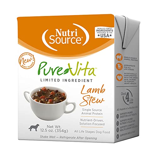 PureVita Limited Ingredient Lamb Stew Wet Dog Food