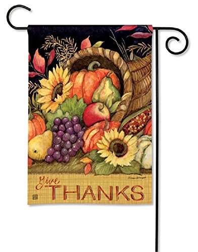 Magnet Works Harvest Blessing Give Thanks Thanksgiving Garden Flag