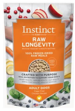Nature's Variety Instinct® Raw Longevity™ Freeze-Dried Bites Cage-Free Chicken Recipe for Dogs