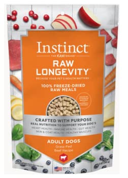 Nature's Variety Instinct® Raw Longevity™ Freeze-Dried Bites Grass-Fed Beef Recipe for Dogs