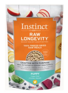 Nature's Variety Instinct® Raw Longevity™ Freeze-Dried Bites Cage-Free Chicken Recipe for Puppies