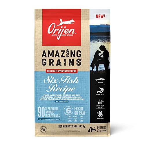 Orijen Amazing Grains Six Fish Recipe Dry Dog Food