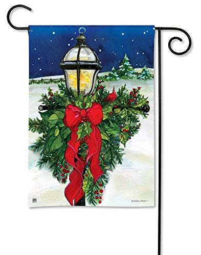 Magnet Works Home for the Holidays Lamp with Swag House Flag