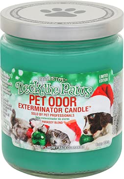 Specialty Pet Odor Eliminating Candle - Deck the Paws
