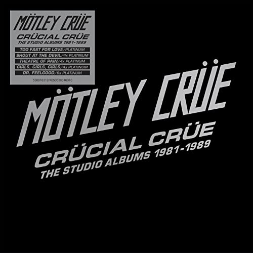Motley Crue Crücial Crüe The Studio Albums 1981 1989 