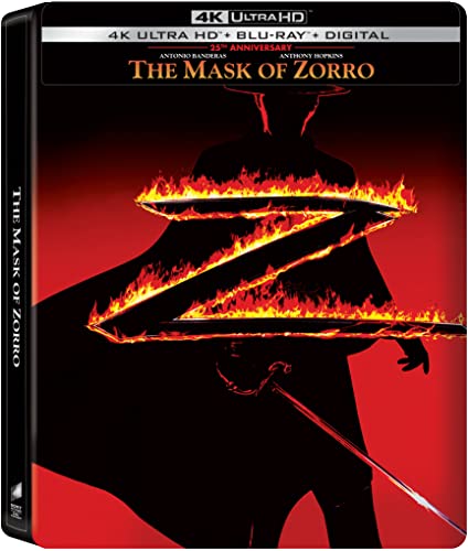 The Mask Of Zorro (Steelbook)/Banderas/Hopkins/Zeta-Jones@4KUHD@PG13
